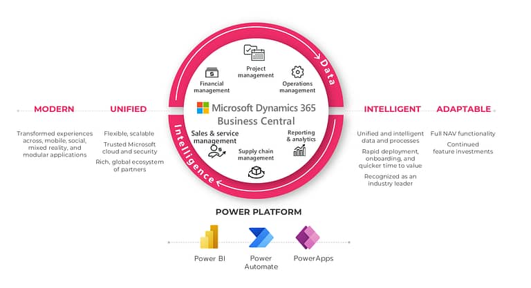 Microsoft Dynamics 365 Business Central centraal gegeevensbeheer