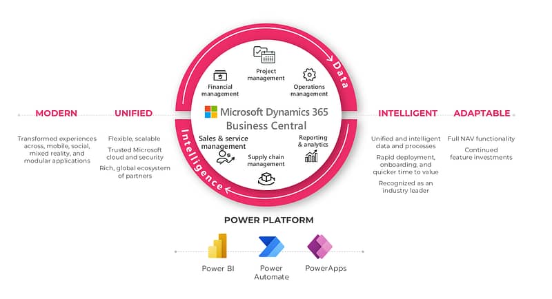 Microsoft Dynamics 365 Business Central centraal gegeevensbeheer